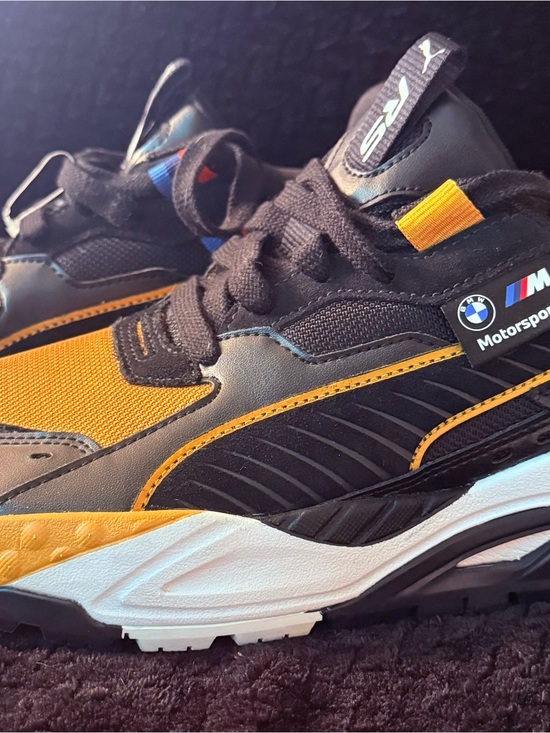 Puma Other - Puma Motorsports Men’s Black & Yellow Low-Top Sneakers